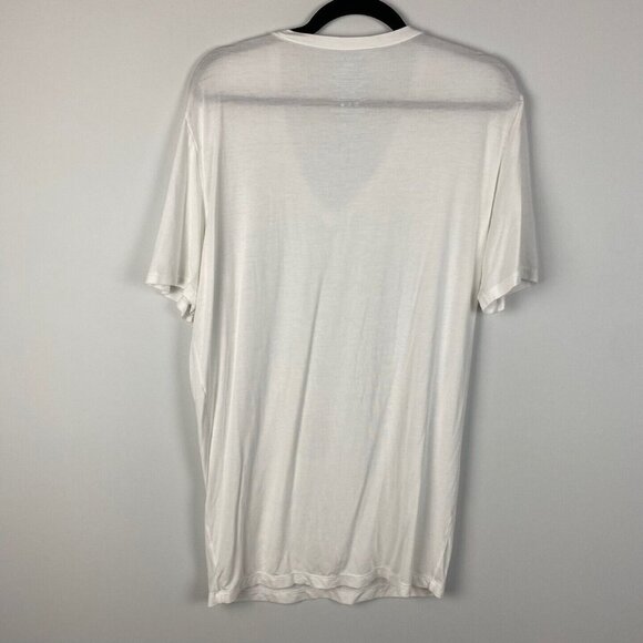 TOMMY JOHN Second Skin T-Shirt WHITE Micro Modal Everyday V-Neck Tee Mens XL - Picture 5 of 8